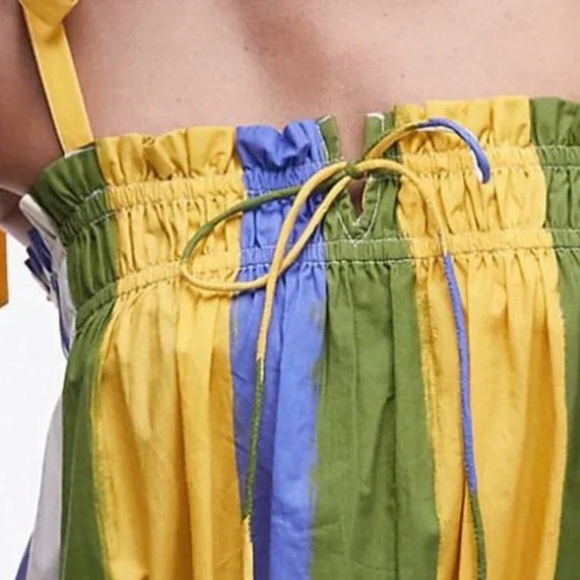 Topshop Multicolor Ruched Dress - Picture 2 of 3